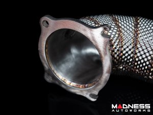 Alfa Romeo Giulia Downpipe - 2.0L - TUO - w/ Heat Shield 